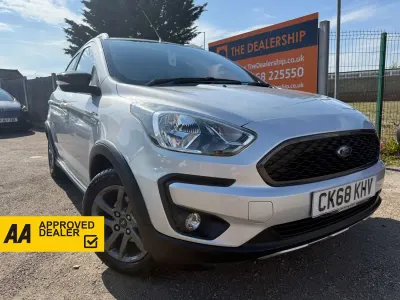 Begagnad Ford Ka Plus Active 85 HK (62 kW) 2018 Silver Halvkombi