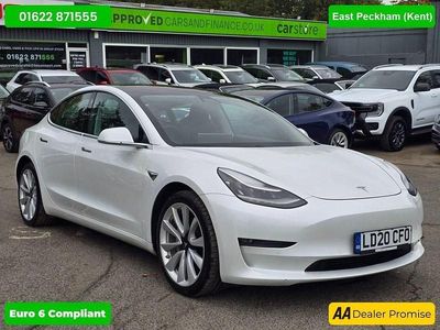 White Used 2020 Tesla Model 3 Long Range AWD Sedan | £15,299 (Fair price)