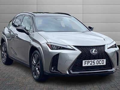 Sonic titanium with black roof Used 2025 Lexus UX 300h Sport Line SUV | £41,989 (Expensive)
