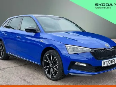 Used Skoda Scala Monte Carlo 150 HP (110 kW) 2023 Blue Hatchback