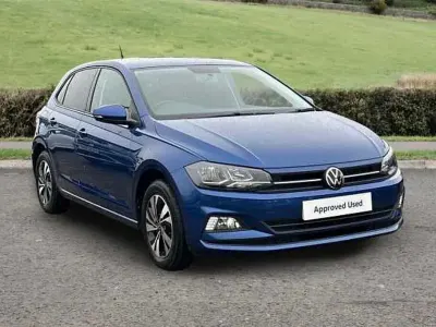 Used VW Polo Match 80 HP (58 kW) 2021 Blue Hatchback