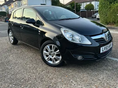 Used Vauxhall Corsa 100 HP (73 kW) 2010 Black Hatchback