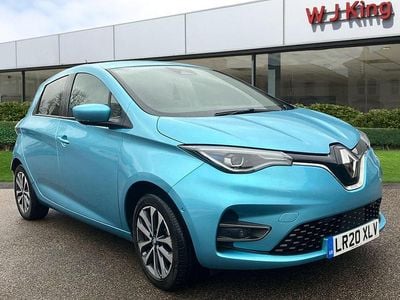 Celadon blue Used 2020 Renault Zoe GT-Line Hatchback | £8,330 (Fair price)