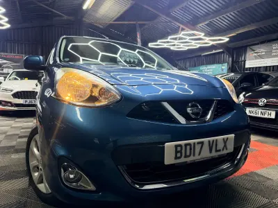 Used Nissan Micra Acenta 2017 Blue Hatchback