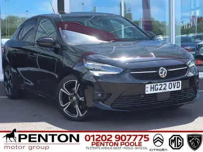 Used Vauxhall Corsa Edition 99 HP (72 kW) 2022 Black Hatchback