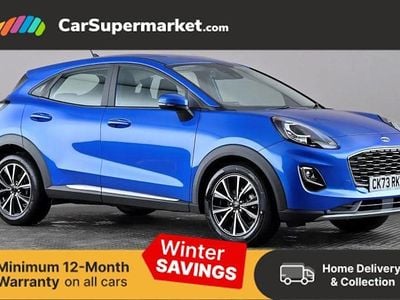Blue Used 2023 Ford Puma Titanium Hatchback | £15,997 (Good price)