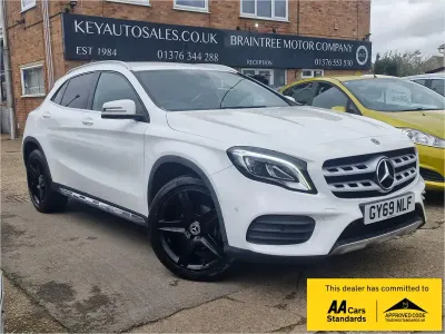 Used Mercedes GLA180 AMG line 122 HP (89 kW) 2019 White SUV