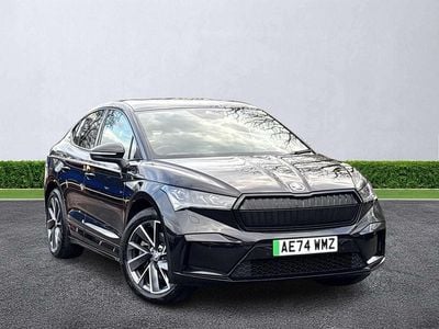 Used Skoda Enyaq iV SportlinePlus 210 kW (286 HP) 2024 Black SUV