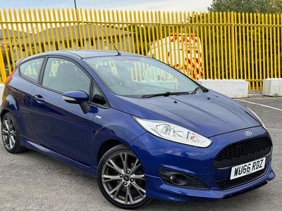 Usado Ford Fiesta ST-Line 125 HP (91 kW) 2016 Azul Citadino