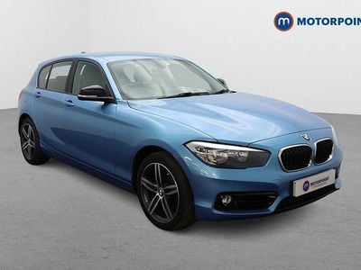 Used BMW 118 Sport Line 150 HP (110 kW) 2017 Blue Hatchback