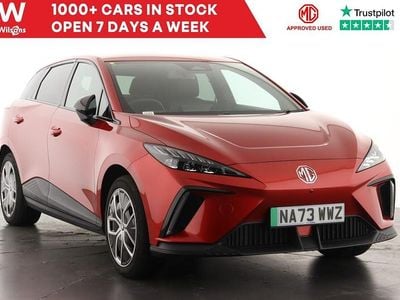 Used MG MG4 EV Trophy 2023 Red Hatchback