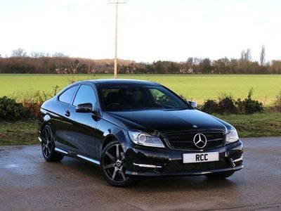 Black Used 2014 Mercedes C180 Sport Edition Coupe | £7,989 (Fair price)