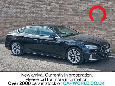 Used Audi A5 Sportback Sport 150 HP (110 kW) 2022 Black Hatchback