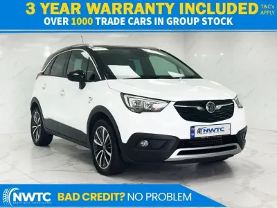 Used Vauxhall Crossland X Elite 130 HP (95 kW) 2018 White SUV
