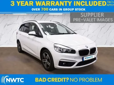 Begagnad BMW 218 Sport Line 150 HK (110 kW) 2016 Vit Minibuss