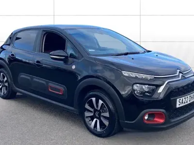 Begagnad Citroën C3 PureTech 83 HK (61 kW) 2022 Svart Halvkombi