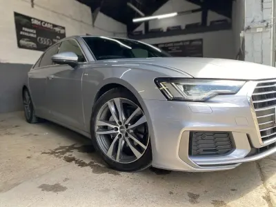 Usado Audi A6 S-Line 204 CV (150 kW) 2019 Plateado Berlina