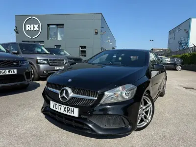 Used Mercedes A160 AMG line 102 HP (75 kW) 2017 Black Hatchback