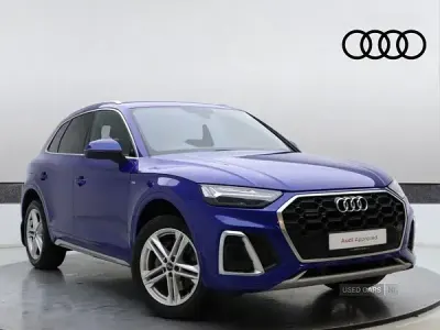 Used Audi Q5 S-Line 204 HP (150 kW) 2022 Blue SUV