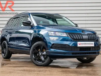 Used Skoda Karoq SE 116 HP (85 kW) 2020 Blue SUV