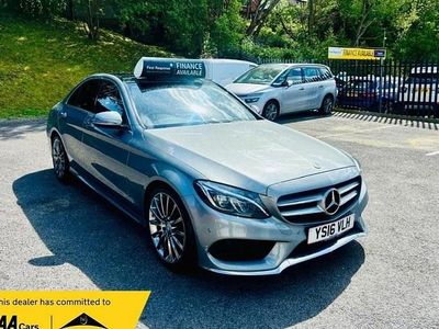Used Mercedes C220 AMG Line Premium Plus 170 HP (125 kW) 2016 Silver Sedan
