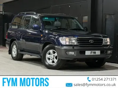 Used Toyota Land Cruiser 232 HP (170 kW) 2000 Blue SUV