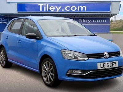 Blue Used 2015 VW Polo Design Hatchback | £7,490 (Fair price)