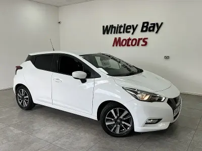 Used Nissan Micra N-Connecta 90 HP (66 kW) 2017 White Hatchback
