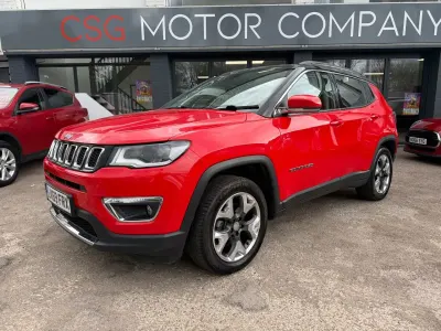 Used Jeep Compass Limited 170 HP (125 kW) 2019 Red/black SUV