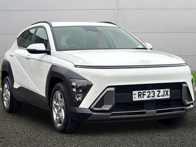 White Used 2023 Hyundai Kona Advanced SUV | £15,499 (Fair price)