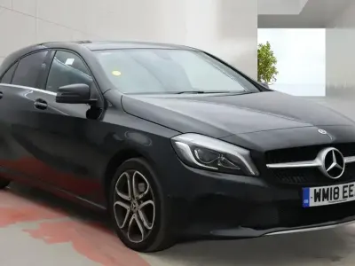 Używany Mercedes A200 Sport Edition 136 KM (100 kW) 2018 Czarny Hatchback