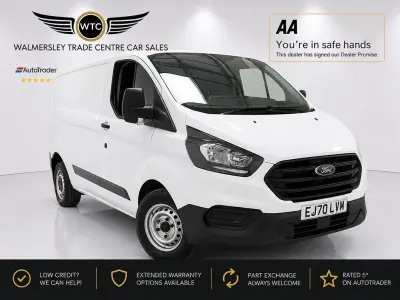 Used Ford Transit Custom S 105 HP (77 kW) 2021 White Van