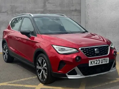 Used Seat Arona Xperience Lux 110 HP (80 kW) 2023 Desire red SUV