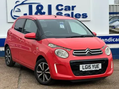 Begagnad Citroën C1 Flair 68 HK (50 kW) 2015 Orange Halvkombi