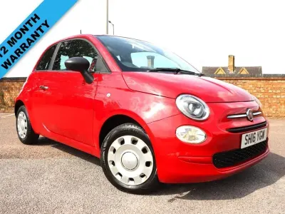 Used Fiat 500 Pop 69 HP (50 kW) 2016 Red Hatchback