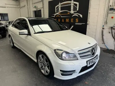 Used Mercedes C180 AMG 156 HP (114 kW) 2012 White Sedan