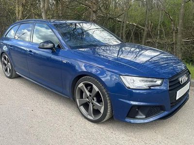 Used Audi A4 Black Edition 187 HP (137 kW) 2019 Blue Estate