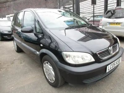 Used Vauxhall Zafira 2005 Black MPV