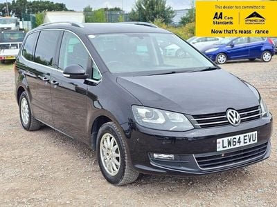 Black Used 2014 VW Sharan SE MPV | £8,988 (Fair price)