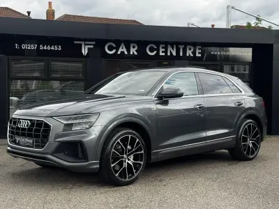Begagnad Audi Q8 S-Line 286 HK (210 kW) 2019 Grå SUV