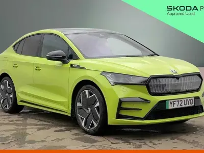 Used Skoda Enyaq iV vRS 219 kW (299 HP) 2022 Hyper green SUV