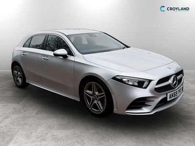 Used Mercedes A200 AMG line 163 HP (119 kW) 2019 Silver Hatchback