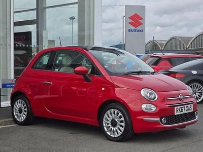 Used Fiat 500 Lounge 69 HP (50 kW) 2017 Red Hatchback
