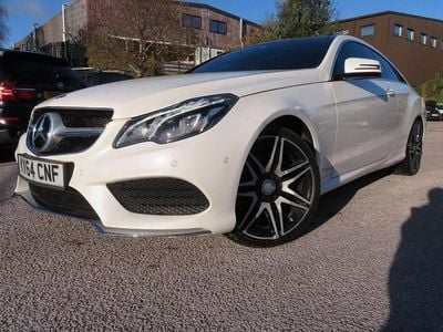 White Used 2014 Mercedes E400 AMG line Coupe | £10,495