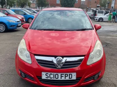 Used Vauxhall Corsa 100 HP (73 kW) 2010 Red Hatchback