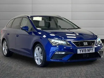 Used Seat Leon ST FR 187 HP (137 kW) 2019 Blue Estate