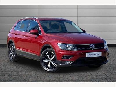 Used VW Tiguan SE 150 HP (110 kW) 2019 Ruby red SUV