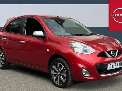 Used Nissan Micra N-TEC 80 HP (58 kW) 2016 Red Hatchback
