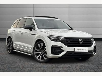 White Used 2022 VW Touareg Black Edition SUV | £43,295 (Fair price)