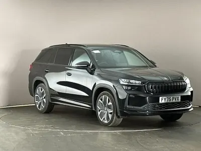 Second-hand Skoda Kodiaq SportLine 150 CP (110 kW) 2026 Negru SUV
